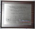 The plaque